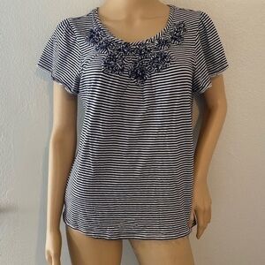 Elle striped top size L